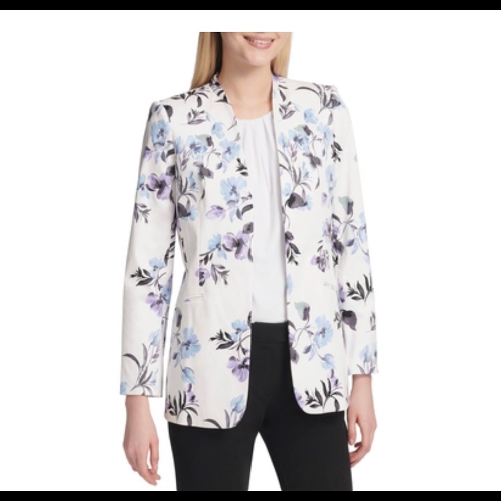 Calvin Klein Floral Blazer